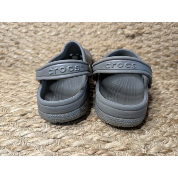 Crocs Classic Slip-On Clogs - Gray - Men's 6 Women's 8 Casual Comfort Sandals - Picture 4 of 8